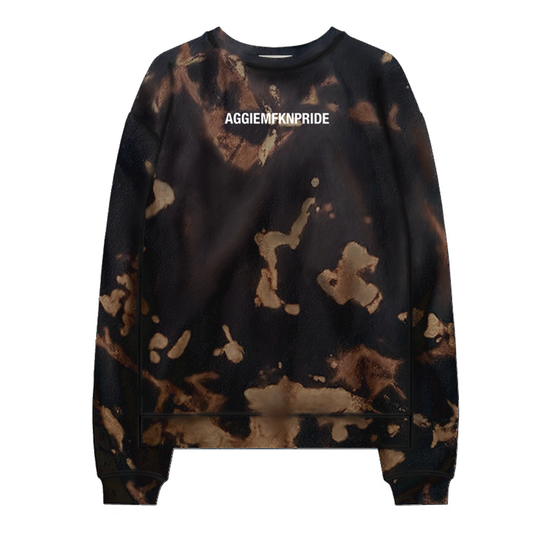 AGGIE MFKN PRIDE Bleached Crewneck